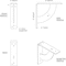 Ekena Millwork Bulwark Steel Bracket, Stainless Steel 2"W x 8"D x 8"H BKTM02X08X08BUSS - alternate 10